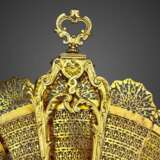 19th Century Fireplace Screen in Gilt Bronze Bronze Napoleon III 19th century - photo 5