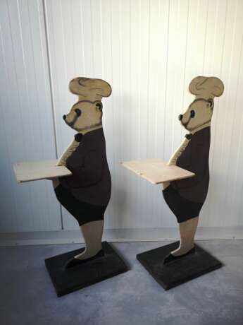 Tray holders Plywood Design of 70’s Mid-20th century - photo 1