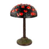 Lampe style Tiffany. Oranger . Kupfer Art Nouveau 20th century - Foto 3