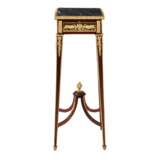 French console in mahogany and gilded bronze. IN THE STYLE OF FRANCOIS LINKE. Bronze marble wood Eclecticism At the turn of 19th -20th century - photo 1