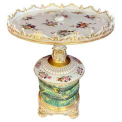 Late 19th Century Pair of Serving Platters in Paris Porcelain