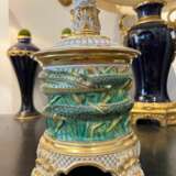 Late 19th Century Pair of Serving Platters in Paris Porcelain Porzellan Napoleon III Late 19th century - Foto 2