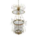 Russian Crystal &amp; Ormolu Mounted Two-Light Lantern Chandelier.Russia early 19th century. Bronze glass Early 19th century - photo 2
