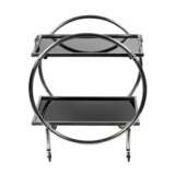Original serving table in the Bauhaus style. 1920s Metal glass 20th century - photo 2