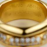 Bague ecrou en or 18 carats avec diamants. Possession de Piaget. Diamanten 21th century - Foto 6