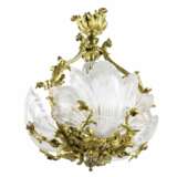 Chandelier in gilded bronze by LEROLLE Fr&egrave;res Napoleon III period. France Gilded bronze Napoleon III 19th century - photo 4