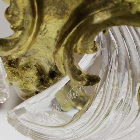 Chandelier in gilded bronze by LEROLLE Fr&egrave;res Napoleon III period. France Gilded bronze Napoleon III 19th century - photo 6
