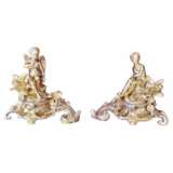 Pair Of Napoleon III Period Gilt Bronze Putti Andirons 19th century Bronce Napoleon III 19th century - photo 12