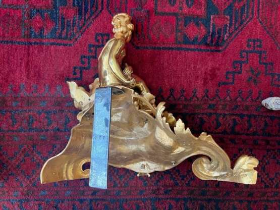 Pair Of Napoleon III Period Gilt Bronze Putti Andirons 19th century Bronce Napoleon III 19th century - photo 4