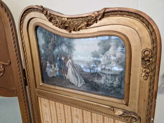 Antique screen Wood 19th century - photo 4