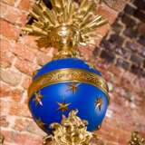 French gilded bronze chandelier Napoleon III. XIX century. Glass Empire 19th century - photo 7