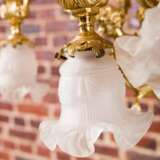 French gilded bronze chandelier Napoleon III. XIX century. Glass Empire 19th century - photo 8