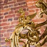 French gilded bronze chandelier Napoleon III. XIX century. Glass Empire 19th century - photo 9