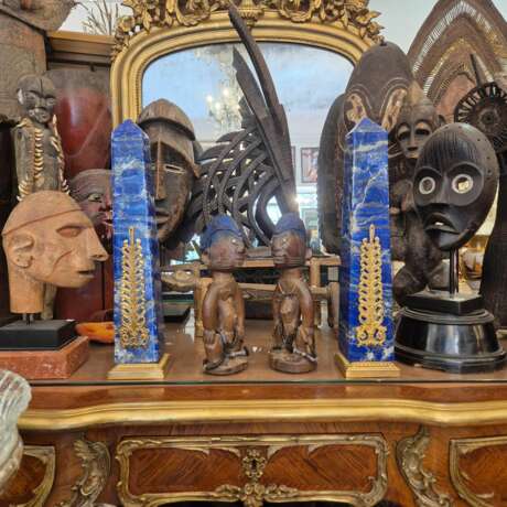 Ibedji Statuette &ndash; Yoruba Culture Nigeria circa 1930 (20th century) Bois laqué 20th century - photo 2
