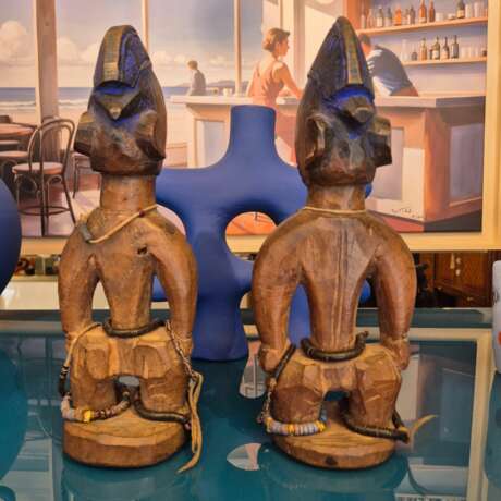 Ibedji Statuette &ndash; Yoruba Culture Nigeria circa 1930 (20th century) Bois laqué 20th century - photo 6
