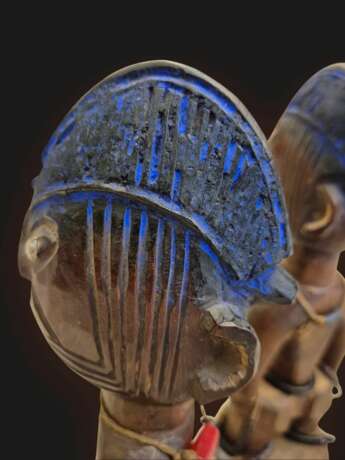Ibedji Statuette &ndash; Yoruba Culture Nigeria circa 1930 (20th century) Bois laqué 20th century - photo 7