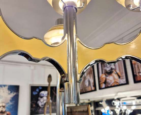 Space Age chromed metal chandelier by Gaetano Sciolari mid-20th century Metal Design of 50-60’s 20th century - photo 15