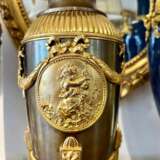 19th-Century Empire-Style Lamp in Gilt Bronze and Brown Patina with Marble Base Камень Napoleon III 18th century г. - фото 9