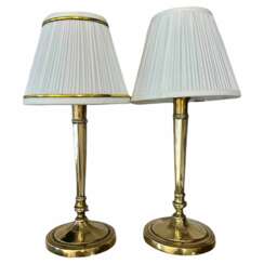 Early 19th Century Pair of Louis XVI Directoire Style Candlestick Lamps
