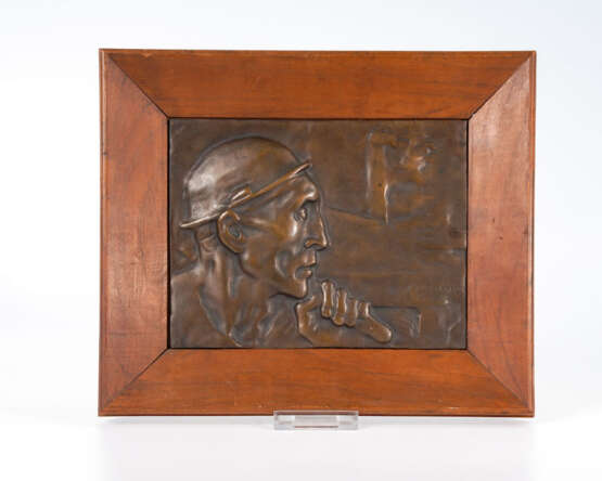 MEUNIER, Constantin: Bronzerelief: Arbe - фото 1