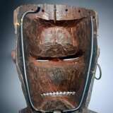 Tchokw&eacute; mask from Angola in wood and pigments - Circa 1900 Ceramics 20th century г. - фото 4