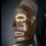 Tchokw&eacute; mask from Angola in wood and pigments - Circa 1900 Ceramics 20th century г. - фото 8