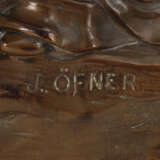 ÖFNER, Josef: Jugendstil-Bronze "Lex". - фото 6