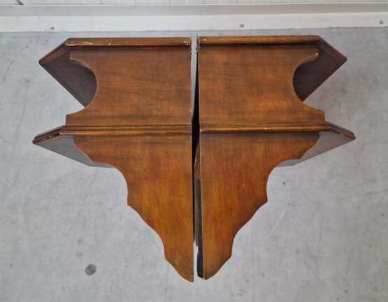 A pair of wall consoles Wood Design of 70’s Mid-20th century - photo 7