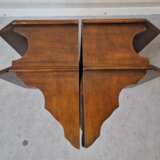 A pair of wall consoles Wood Design of 70’s Mid-20th century - photo 7