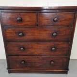 Large and antique chest of drawers Wood 19th century - photo 4