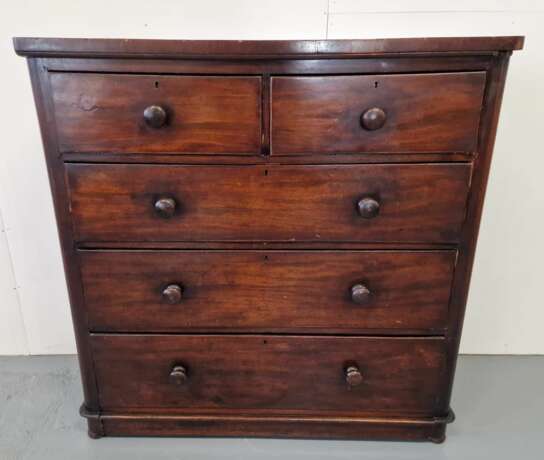 Large and antique chest of drawers Wood 19th century - photo 4