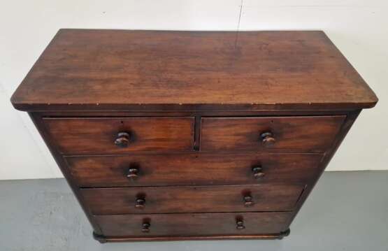 Large and antique chest of drawers Wood 19th century - photo 5