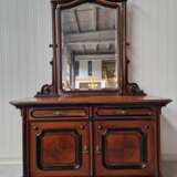 Chest of drawers with mirror Rosewood Veneer Louis-Philippe Carl X 19th century - photo 2