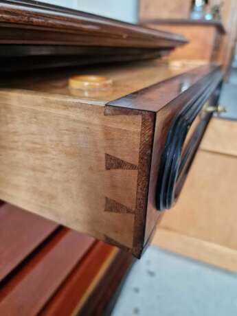 Chest of drawers with mirror Rosewood Veneer Louis-Philippe Carl X 19th century - photo 5