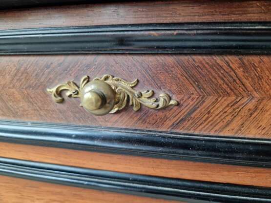 Chest of drawers with mirror Rosewood Veneer Louis-Philippe Carl X 19th century - photo 12