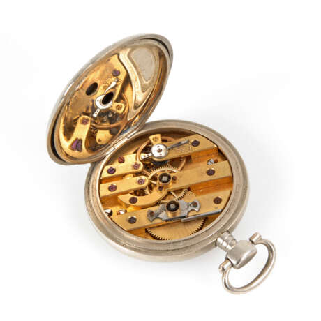 Schlüssel-Taschenuhr mit Uhrenkette. - фото 2