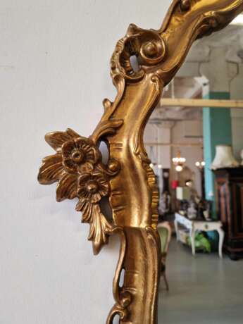 Console with mirror Lackiertes Holz Neo-baroque Early 20th century - Foto 6