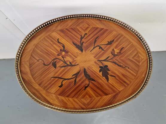 Small cabinet with inlays Rosewood Veneer Mid-20th century - Foto 4