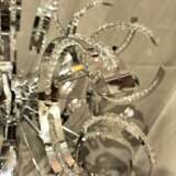 Big Mid-Century Modern Lamp in Chrome Metal and Glass 1970s Métal The end of the 20th century - photo 2