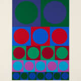 Victor Vasarely. Ohne Titel (Ganymède) - Foto 1