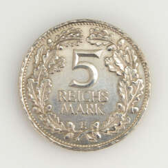 5 Reichsmark, Weimarer Republik, 1925.