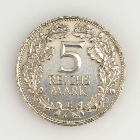 5 Reichsmark, Weimarer Republik, 1925. - Foto 1