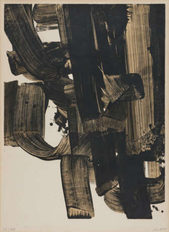 Pierre Soulages. Lithographie No 20a - Foto 1