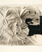 Литография. Antoni Tàpies. Chaussures sur chaise