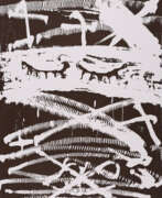 Gravure sur bois. Antoni Tàpies. Aus: Künstler gegen die Folter