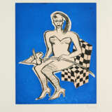 Elvira Bach. Untitled (Frau auf Stuhl mit Calla) - photo 1