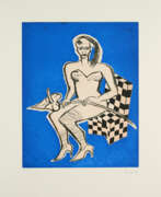 Elvira Bach. Elvira Bach. Untitled (Frau auf Stuhl mit Calla)