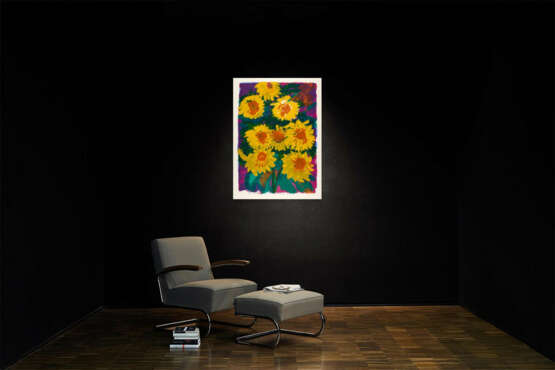 Rainer Fetting. Ohne Titel (Sonnenblumen) - Foto 3