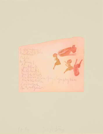 Joseph Beuys. Kalb mit Kindern (From: Suite Schwurhand) - photo 1
