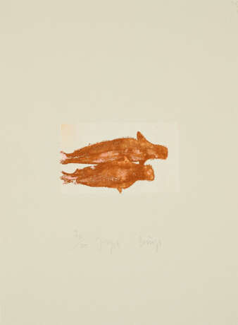 Joseph Beuys. Meerengel zwei Robben (Aus: Suite Zirkulationszeit) - Foto 1